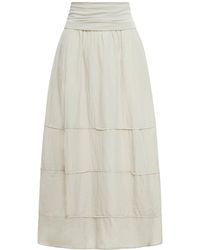 Transit - Silk Blend Skirt - Lyst