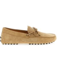 Tod's - Gommino Moccasin In Suede - Lyst
