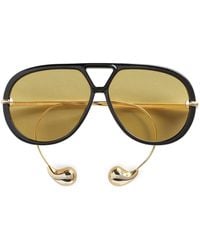 Bottega Veneta - Occhiali da sole aviator drop - Lyst