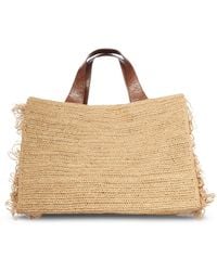 IBELIV - Borsa in rafia onja con frange - Lyst