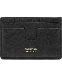 Tom Ford - Classic Full-Grain Leather Card Holder - Lyst