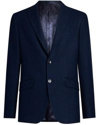 Etro - Textured Jersey Jacket - Lyst