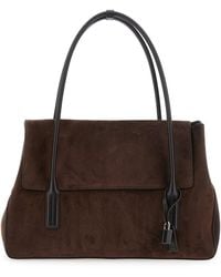 Tom Ford - Large Eclipse Suede Bag - Lyst