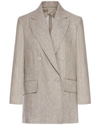 Max Mara - Olimpia Double-Breasted Blazer - Lyst