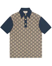 Polo In Cotone Con Nastro Gucci da Uomo - Gucci | Biffi