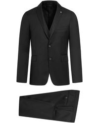 Tagliatore - Tailored Wool Suit With Vest - Lyst