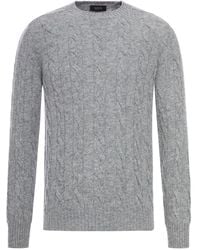 Nome G - Shetland Wool Cable-knit Crewneck - Lyst