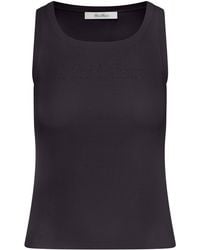 Max Mara Pure - Viscose Crêpes Top - Lyst