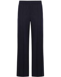 Gucci - Wool Twill Embroidered Trousers - Lyst