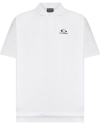 Balenciaga - Cotton Pique Polo Shirt With Sport Icon Logo - Lyst