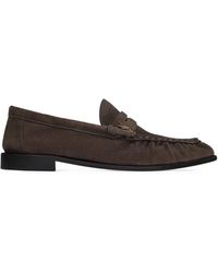 Saint Laurent - Le Loafer Soft Suede Moccasins - Lyst