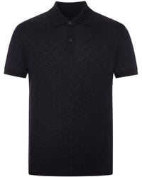 Gucci - Gg Jacquard Technical Jersey Polo - Lyst