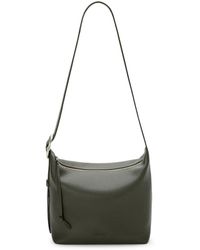 Loewe - Borsa hobo loop in pelle di vitello granata - Lyst