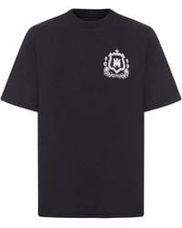 Amiri - T-shirt in cotone con logo - Lyst