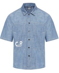 C.P. Company - Camicia in denim - Lyst