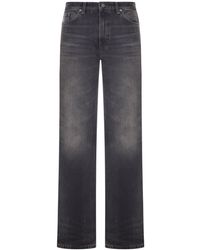 Haikure - Straight Leg Dark Wash Denim Jeans - Lyst