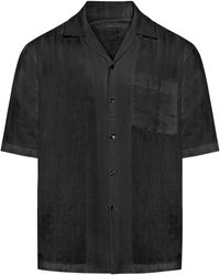 120% Lino - Short-sleeved Shirt - Lyst