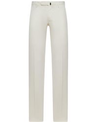 Incotex - Slim Fit Tailored Cotton Trousers - Lyst