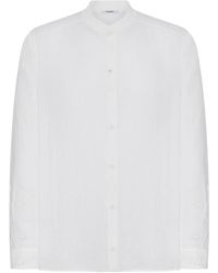 Transit - Mandarin Collar Shirt - Lyst