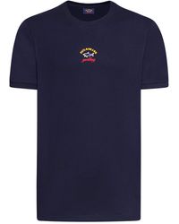 Paul & Shark - T-shirt In Cotone Organico Con Stampa - Lyst