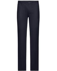 Incotex - Stretch Cotton And Linen Blend Trousers - Lyst