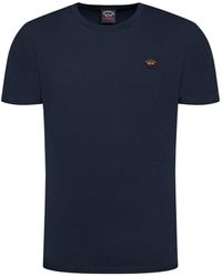 Paul & Shark - T-shirt con patch logo - Lyst