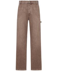 Bottega Veneta - Pantaloni cargo in denim - Lyst