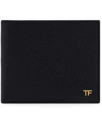 Tom Ford - Classic Small Grain Leather Card Holder - Lyst