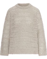 Brunello Cucinelli - Crew Neck Sweater - Lyst