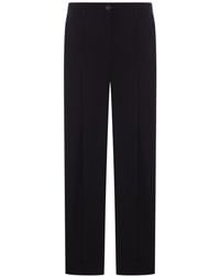 TOTEME - Single-Pleated Cotton Trousers - Lyst