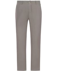 Transit - Slim Linen Trousers - Lyst