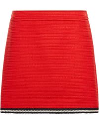 Gucci - Wool Skirt With Braided Finishes - Lyst