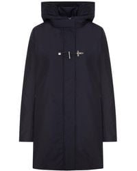 Fay - Toggle coat in gabardine tecnico - Lyst