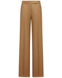 Max Mara - Badesse Tailored Linen Trousers - Lyst