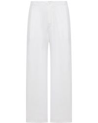 Transit - Wide-Leg Linen Blend Trousers - Lyst