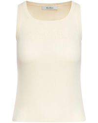 Max Mara Pure - Viscose Crêpes Top - Lyst