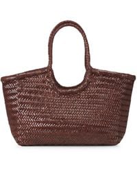 Dragon Diffusion - Nantucket Big Tote Bag In Woven Leather - Lyst