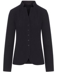 Transit - Wool Knit Jacket With A Neckline - Lyst