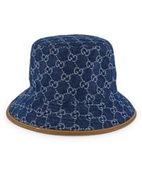 Gucci - Gg Denim Bucket Hat - Lyst