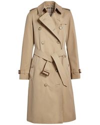 Burberry - Trench kensington heritage lungo - Lyst