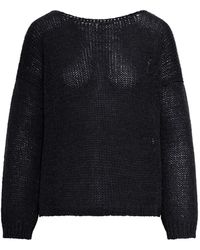 Roberto Collina - Openwork Sweater With Dropped Shoulders - Lyst