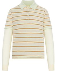 Guest In Residence - Cashmere Layered Rugby Polo - Lyst