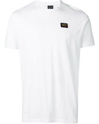 Paul & Shark - T-shirt con patch logo - Lyst