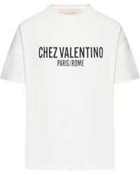 Valentino Garavani - Chez Print Cotton T-Shirt - Lyst