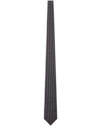 Tom Ford - Silk Tie With Geometric Micro-Motif - Lyst