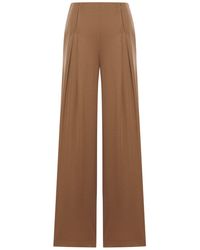 Max Mara Pure - Wool Jersey Trousers - Lyst