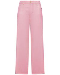 Max Mara - 5-pocket Cotton And Linen Trousers - Lyst