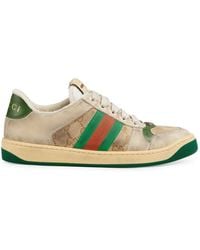 Gucci - Screener Leather Sneaker - Lyst