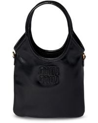 Miu Miu - Ivy Leather Handbag - Lyst