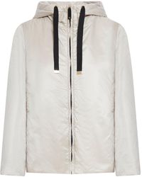 Max Mara The Cube - Travel Jacket In Water-repellent Technical Canvas - Lyst